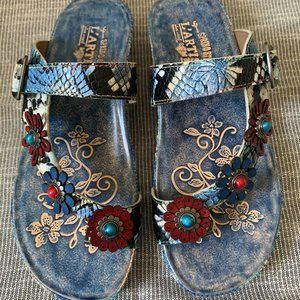 L'Artiste Spring Step Slide Sandals